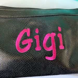 Gigi monogrammed clutch